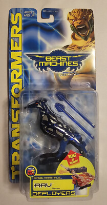 Transformers Beast Machines - AAV Raven Blue - 2000 Hasbro *unopened*