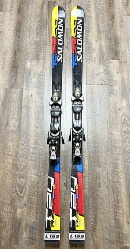 SALOMON Equipe T2V Race Skis 165 Cm Spaceframe W/ Salomon SALOMON Equipe T2V Race Skis 165 Cm Spaceframe W/ Salomon