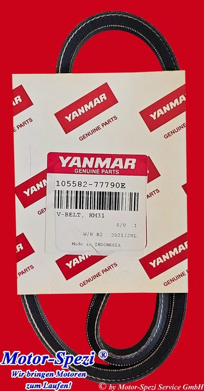 Yanmar Keilriemen Passt FÃ¼R 1gm, 1gm10 Und 1gm10c, Original 105582-77790