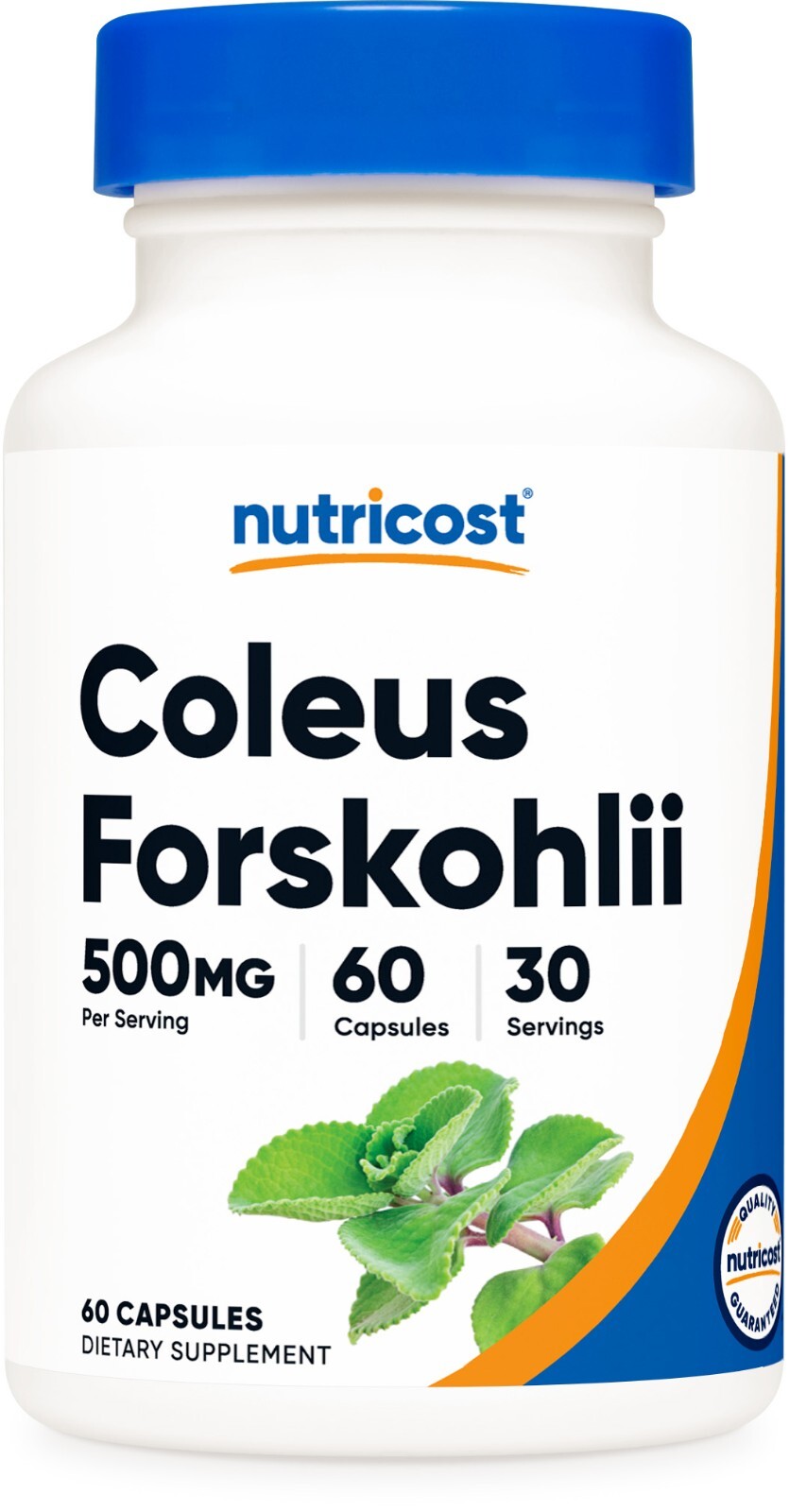 Nutricost Coleus Forskohlii 500 мг, 60 капсул - Формула максимальной силы