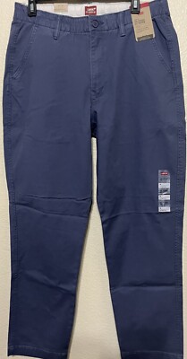 NWT MEN'S LEVI'S XX CHINO EZ TAPER SITS BELOW WAIST JEANS NAVY PANT $80