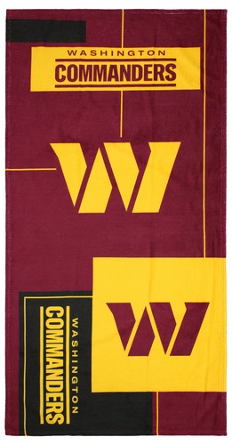 Пляжное полотенце Northwest NFL Washington Commanders State Line, 30x60
