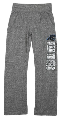 Молодежные футбольные брюки НФЛ для девочек Carolina Panthers Fashion Lounge Pants, меланжево-серые