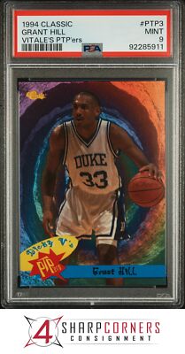 1994 CLASSIC DRAFT VITALE PTP'ERS #PTP3 GRANT HILL RC HOF PSA 9 K4073013-911