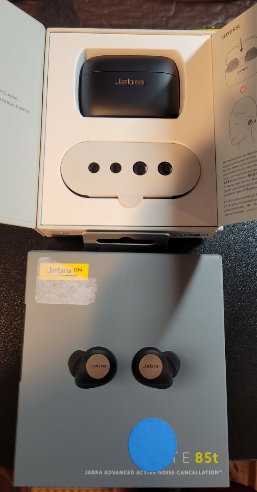 Jabra Elite 85t In-Ear Wireless Headphones - Copper Black