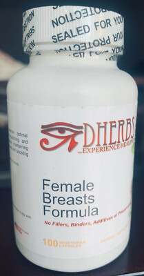 Dherbs Breast Formula (Herbal Supplement), 100-Count 