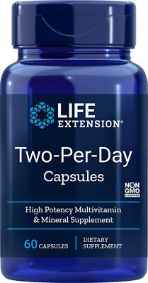 Life Extension Две капсулы в день, 60 капсул