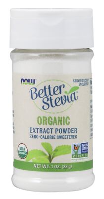 Now Foods BetterStevia Powder Органический порошок 4 унции