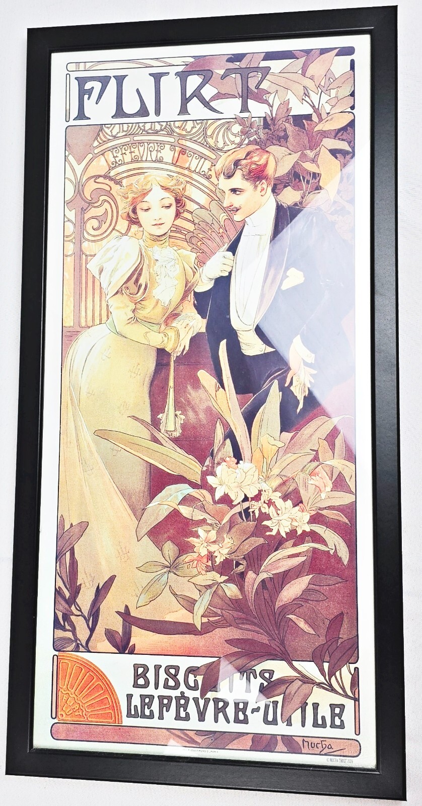 ミュシャ FLIRT リトグラフ 額装Alphonse Mucha118/300 ミュシャ FLIRT リトグラフ 額装Alphonse Mucha118/300 - メルカリ