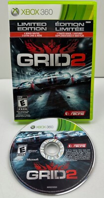 GRID 2 Limited Edition (Microsoft Xbox 360, 2013) *Mint Disc*