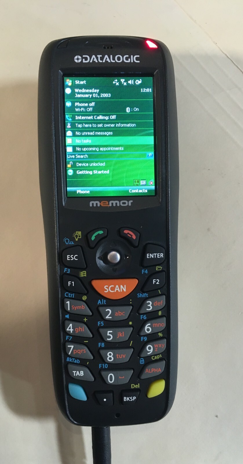 Datalogic Mobile Scanner Memor 944201015 DL-MEMOR 802.11g+BT+2D+WM6.1 Computer