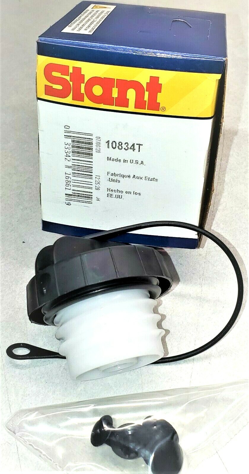 Oem Type Gas/fuel Cap With Tether, Strap, Connector Oe Stant 10834t