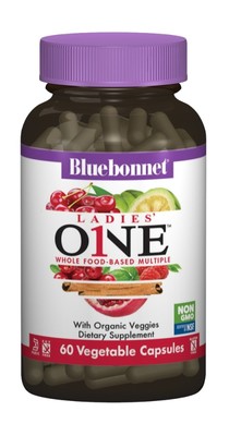Bluebonnet Ladies One Цельная пищевая добавка, 60 растительных капсул