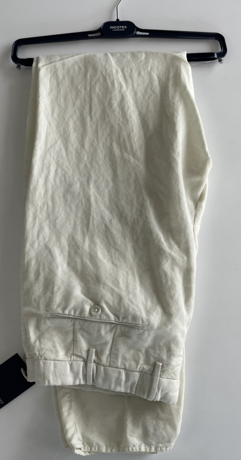 INCOTEX INCOTEX ITALY CHINOLINO LUXURY COTTON SLIM FIT GOLF TROUSERS HOSE CHINO PANTS 38