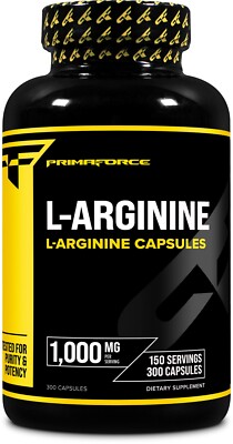 PrimaForce L-Arginine (1000mg) (150 Servings) - Amino Acid Supplement