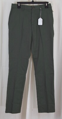 Amazon Essentials Men's Slim-Fit Flat-Front Chino Pant Olive Size 30x34