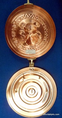 Copper Teddy Bear Flip Up Lid Hidden Key Holder with Brass Hanger Cook's Bazaar