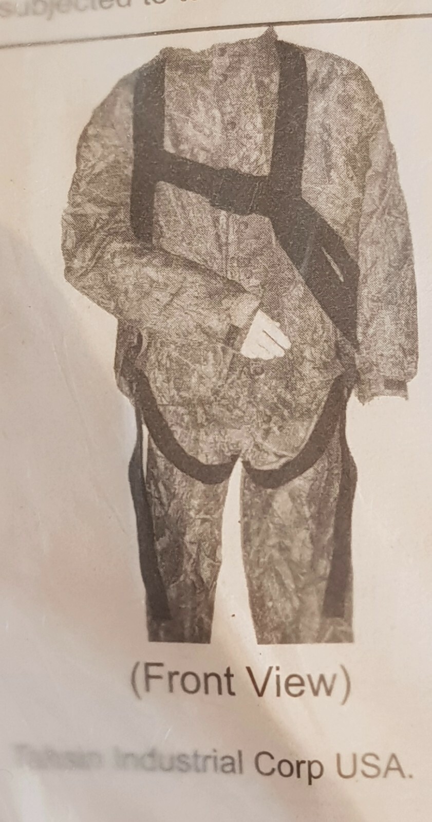 Tahsin Model 5001W Full Body Harness ~ Fall Arrest System for Deer Treestand