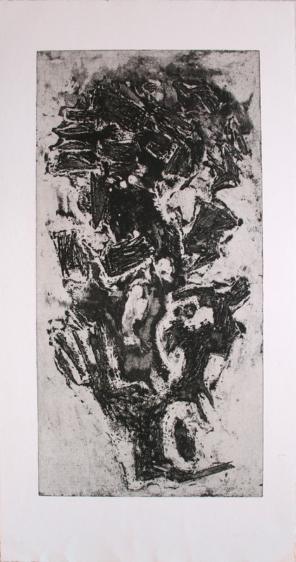 Reinhard Drenkhahn - O.T. Drucksignierte Original-Radierung Griffelkunst-Edition