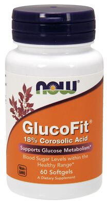 Now Foods GlucoFit 24 мг 60 мягких капсул