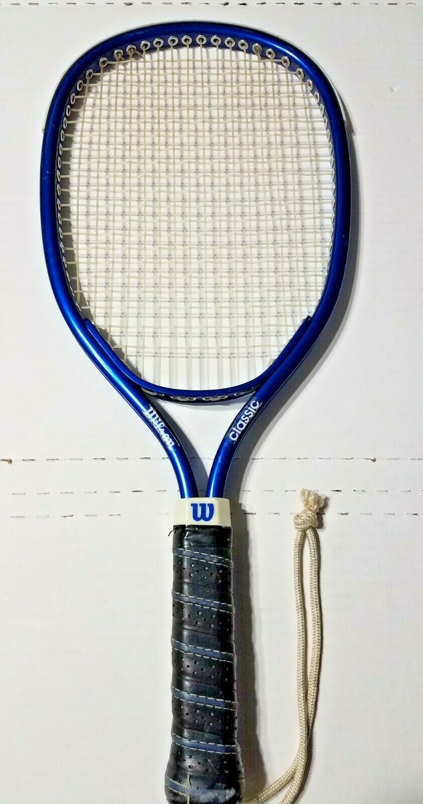 Vintage Wilson Classic Blue Tennis Racquet 4