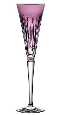 WATERFORD Crystal WINTER WONDER Midnight LILAC Purple CHAMPAGNE FLUTE / GLASS
