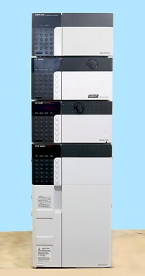 Shimadzu Prominence LC-20 HPLC System:  CBM-20A, LC-20AD, LC-20AT, CTO-20A