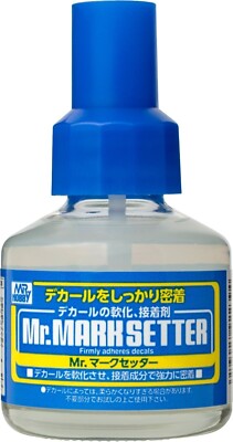 Mr Hobby MS232 Mr. Mark Setter Decal Solution 40ml Bottle USA Seller