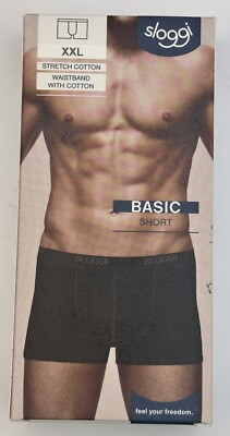 Men's Sloggi Basic Shorts Briefs Single Pack 94% Cotton  XXL