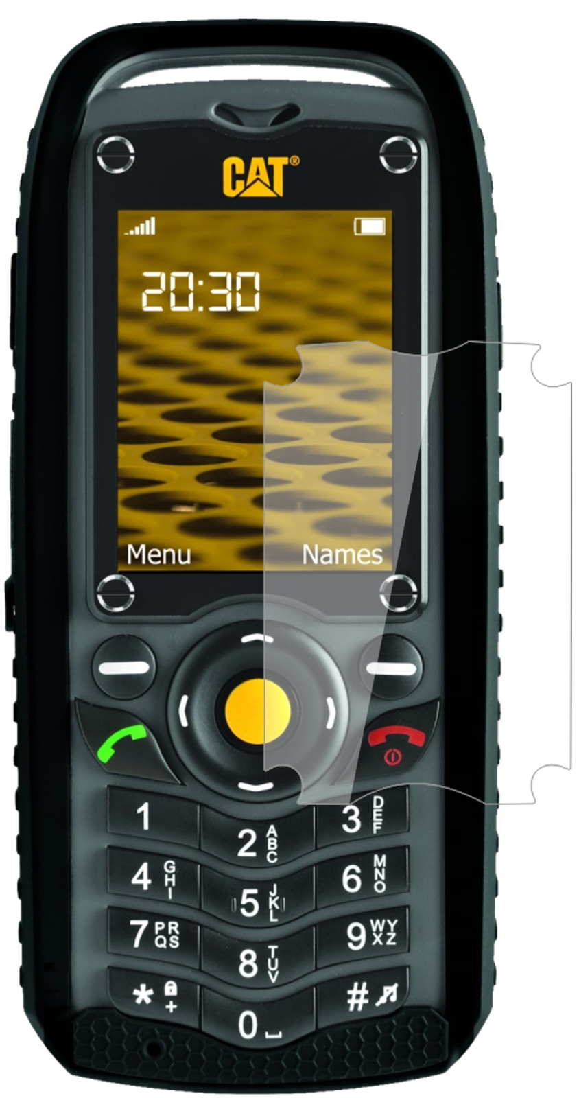 Schutzfolie für Caterpillar CAT B25 Anti-Shock klar 9H Display Folie dipos