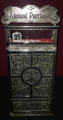 VERY RARE Old Mdl 12 – 567969 Fine Scroll Nat'l Brass Candy Store Cash Register