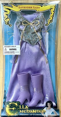Ella Enchanted Lavender Lady outfit for 14'' doll by Robert Tonner 2004 New NRFB