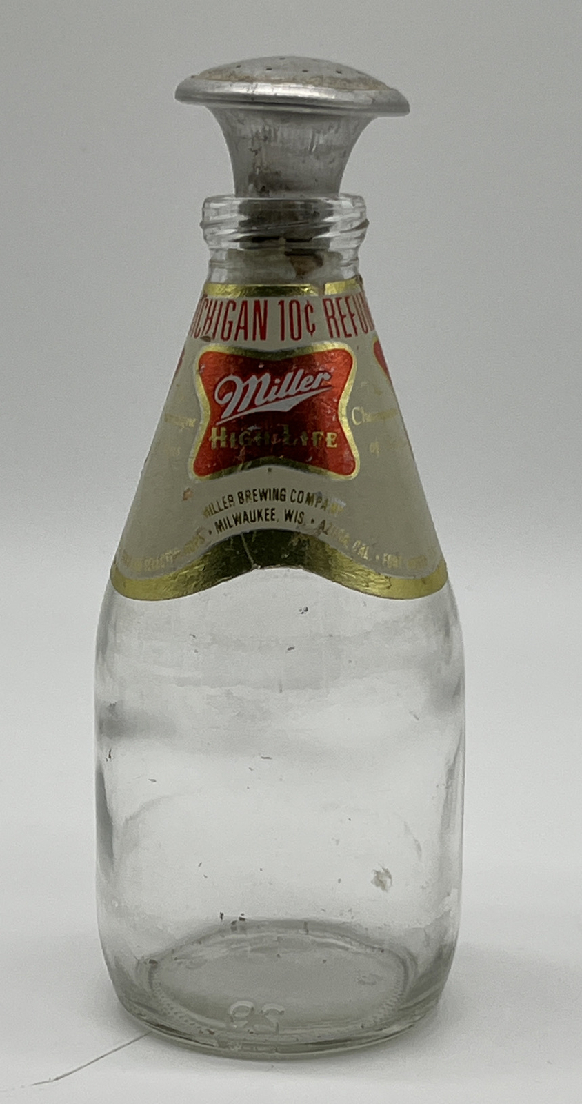 Miller High Life Bottle With Laundry Sprinkler Bottle Cap 7oz