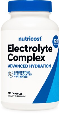 Nutricost Electrolyte Complex (Advanced Hydration with Real Salt ) 120 Capsules