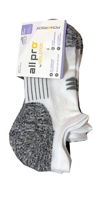 all pro  by GOLDTOE  NO SHOWS socks 6 Pack   ''ZONED Cushion '' POWERSOX 