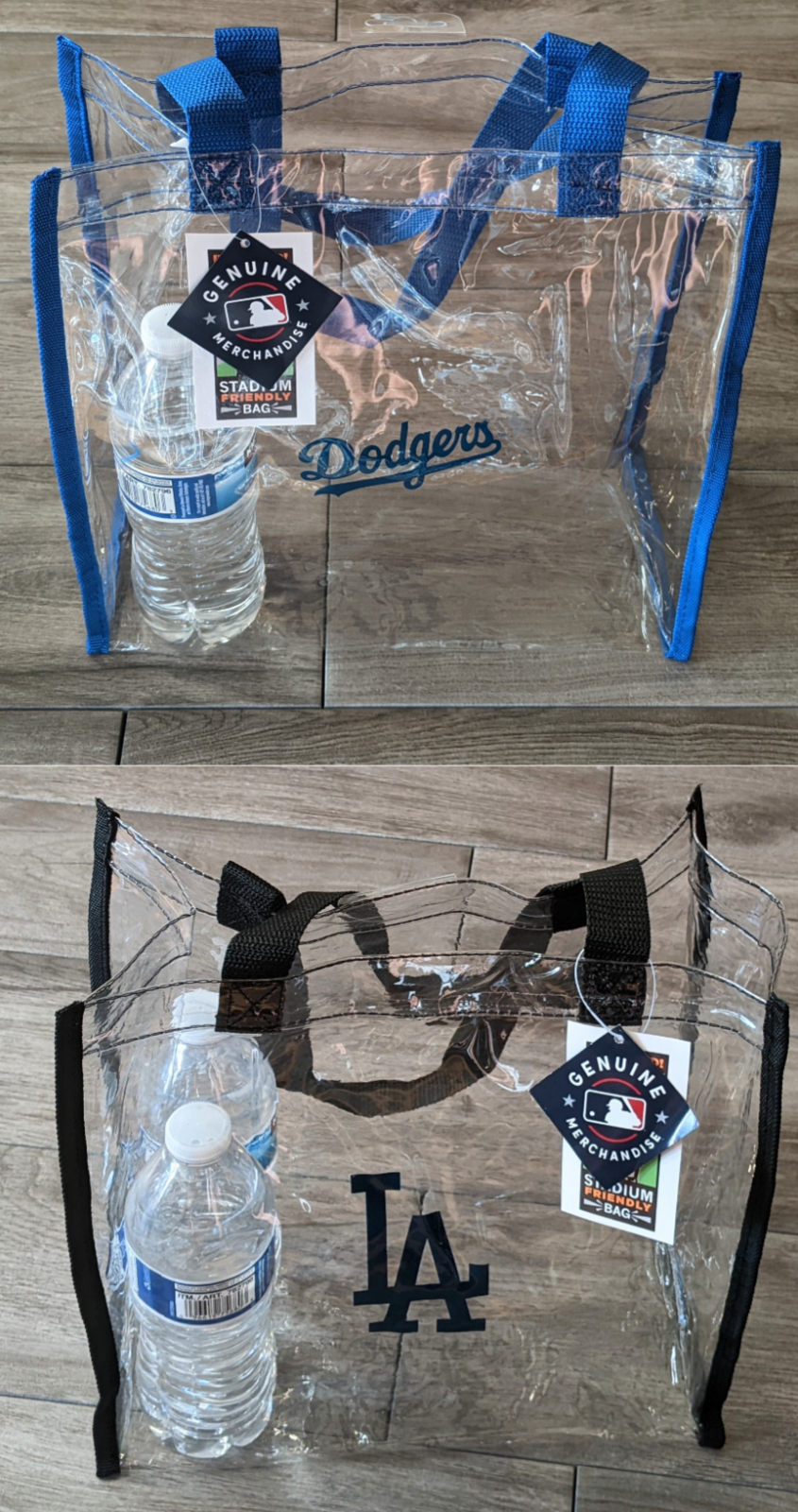 Los Angeles Dodgers Clear Tote Along