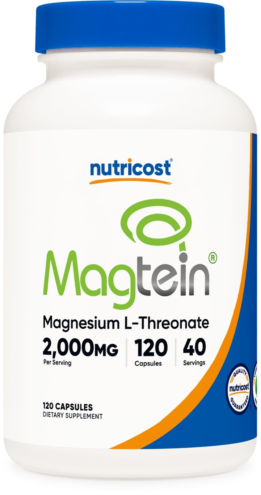Nutricost L-треонат магния в виде магтеина 2000 мг, 120 капсул, 40 порций