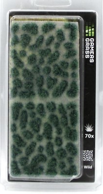 Gamers Grass GGA-TG Alien Turquoise 6mm Wild Tufts (70) Blue-Green Grass Clumps
