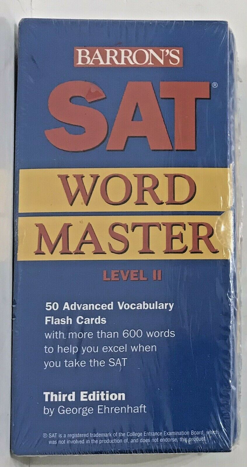 Barron's SAT Word Master Level II 第三版 Barron's SAT WORDMASTER, LEVEL 2, Third Edition By George