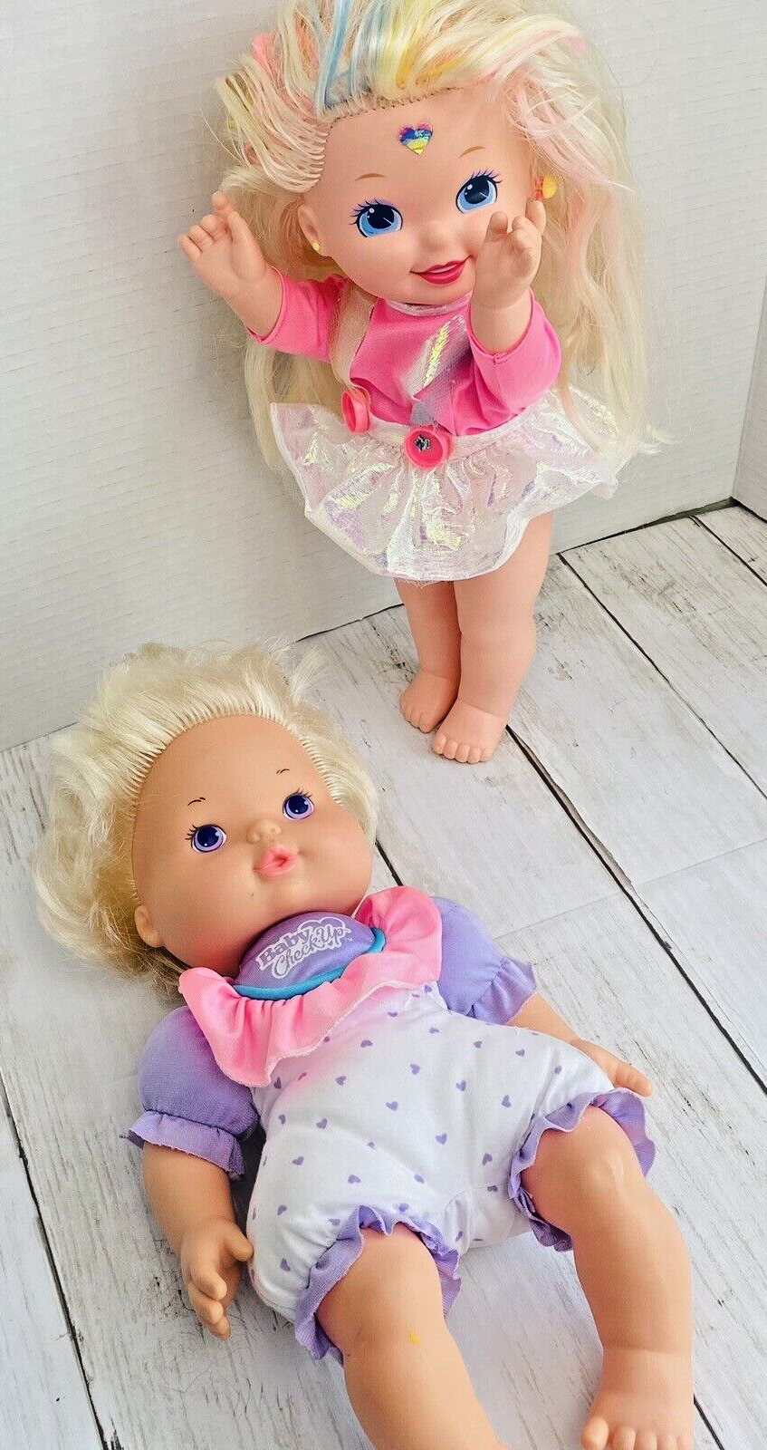 Vintage Mattel Lil Miss Makeup & Tonka Baby Check Up Doll 1993
