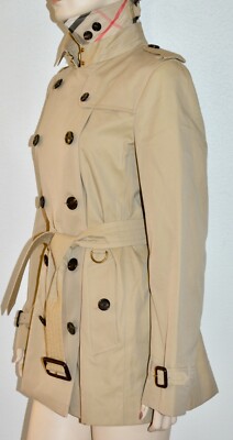 Pre-owned Burberry Kensington Double Breasted Trench Coat Us 16 Eu 50 In Yellow