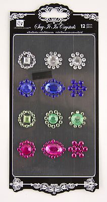 Prima Marketing - Say it in Crystals ''Crystal Center Kisses G''  713645 12 Pieces