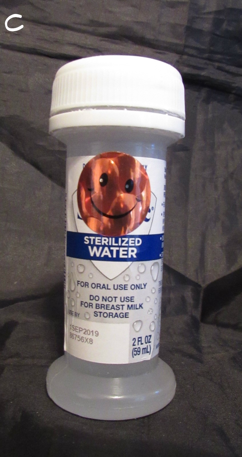 Reborn baby doll bottle magnetic fake hospital water or formula 2oz Photo Prop