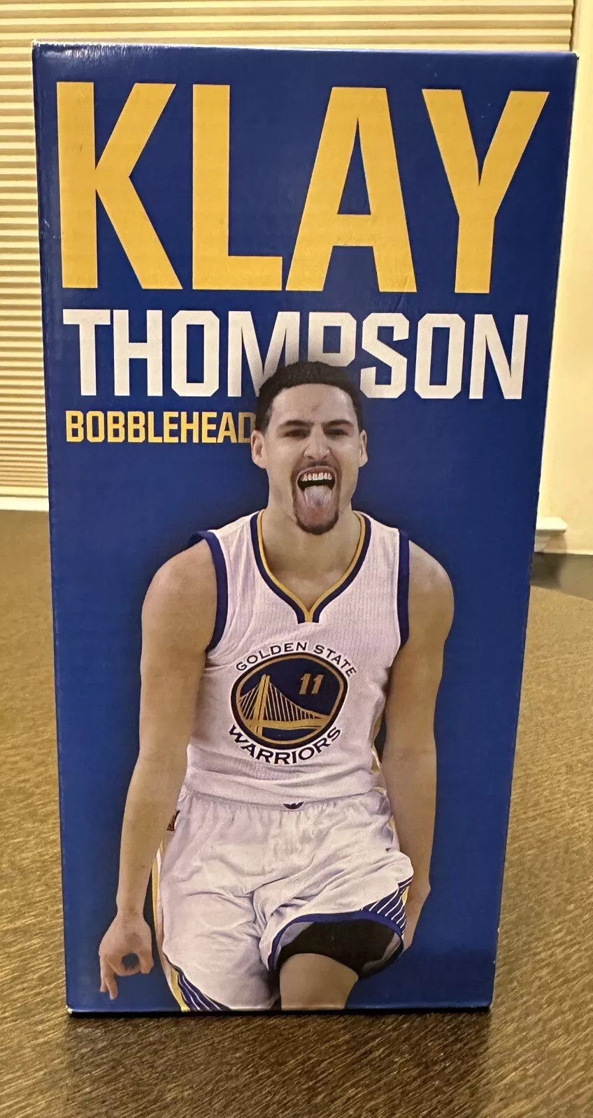 Golden State Warriors 2016 Klay Thompson & Rocco BOBBLEHEAD