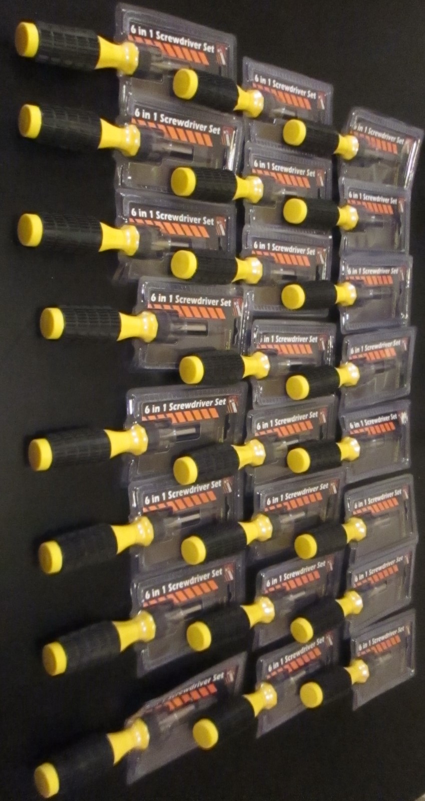 WHOLESALE LOT OF 12  6 IN 1 BIT & SCREWDRIVER SETS NIB