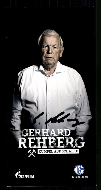 Gerhard Rehberg Autogrammkarte Fc Schalke 04 2015-16 Original Sign + G 42919