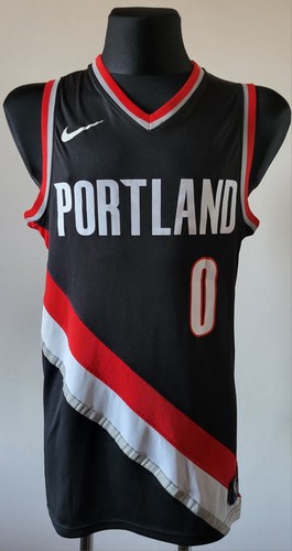 NBA Portland Trail Blazers Vintage Nike Basketball Jersey #0 Lillard size Large
