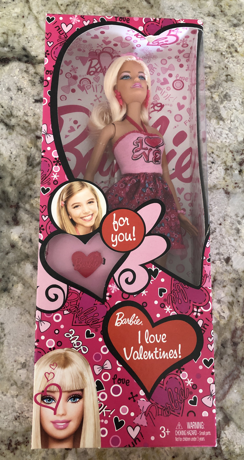 バービー Valentine Romance Barbie ペンダント付 Valentine Romance Barbie - B1805 BarbiePedia