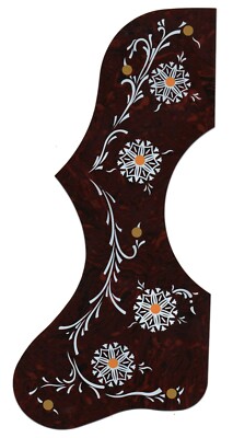 Gibson Left-Handed SJ-200 Design Tortoise Shell Vintage Guitar Pickguard