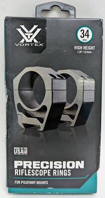 Vortex Optics Precision Matched Rings -  34mm / 1.26in (PMR-34-126)